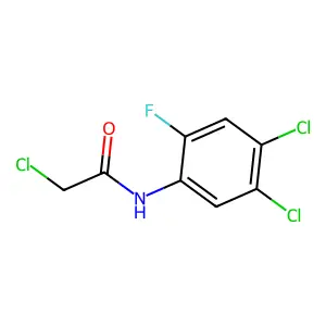 Acetanilide, 2'-fluoro-2,4',5'-trichloro- structure