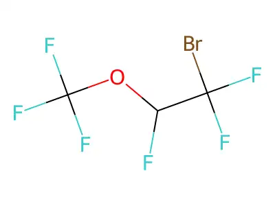 1-Bromo-1,1,2-trifluoro-2-(trifluoromethoxy)ethane structure