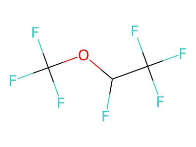1,1,1,2-Tetrafluoro-2-(trifluoromethoxy)ethane structure