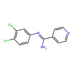 Isonicotinamidine, N-(3,4-dichlorophenyl)- structure