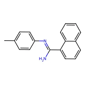 1-Naphthamidine, N-p-tolyl- structure