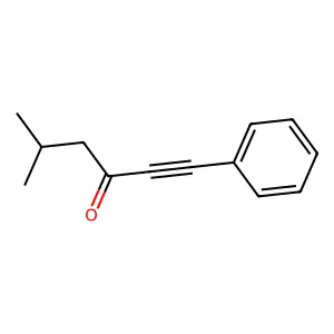 Isovalerylphenylacetylene structure