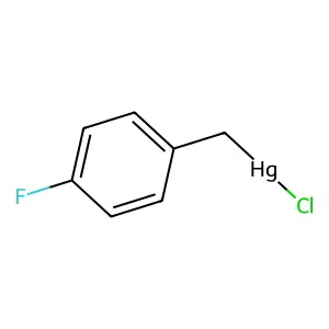 4-Fluorobenzyl mercuric chloride structure