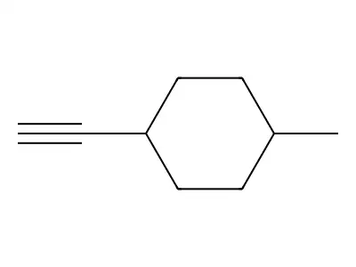1-Ethynyl-4-methylcyclohexane structure
