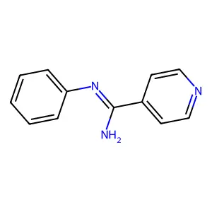 Isonicotinamidine, N-phenyl- structure
