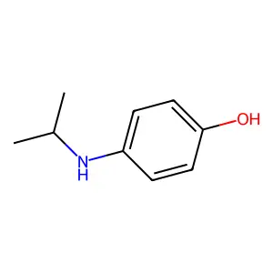 Phenol, 4-[(1-methylethyl)amino]- structure