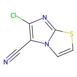 6-氯咪唑并[2,1-b][1,3]噻唑-5-甲腈 structure