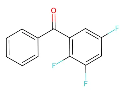 2,3,5-Trifluorobenzophenone structure