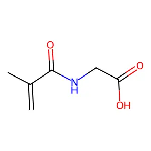 N-Methacryloyl glycine structure
