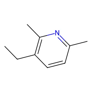 Pyridine, 3-ethyl-2,6-dimethyl- structure