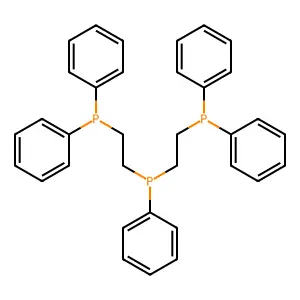 Bis(2-(diphenylphosphino)ethyl)phenylphosphine structure