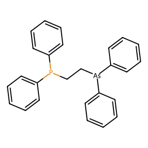 1-二苯基膦基-2-二苯基胂基乙烷 structure