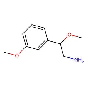 2-甲氧基-2-(3-甲氧基苯基)乙胺 structure