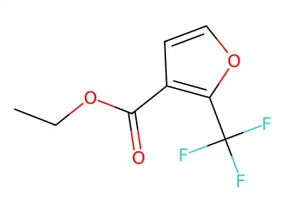 Ethyl 2-(trifluoromethyl)furan-3-carboxylate structure