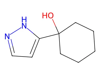 1-(1H-Pyrazol-3-yl)cyclohexan-1-ol structure