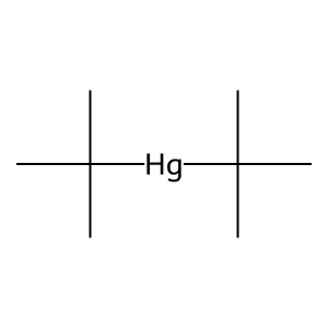 Mercury, bis(1,1-dimethylethyl)- structure
