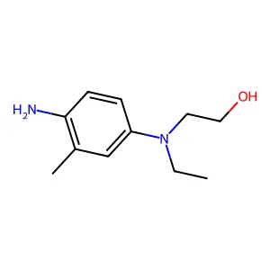 2-Methyl-4-(N-ethyl-N-(beta-hydroxyethyl)amino)aniline structure