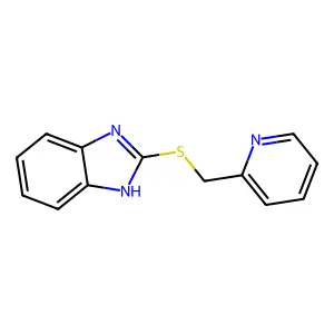 2-((pyridin-2-ylmethyl)thio)-1H-benzo[d]imidazole structure