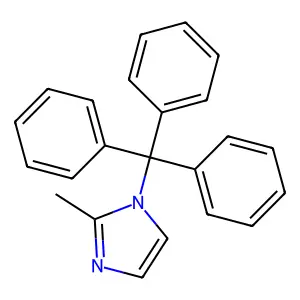 2-Methyl-1-tritylimidazole structure