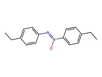 (4-Ethylphenyl)-(4-ethylphenyl)imino-oxidoazanium structure