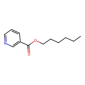 Hexyl nicotinate structure