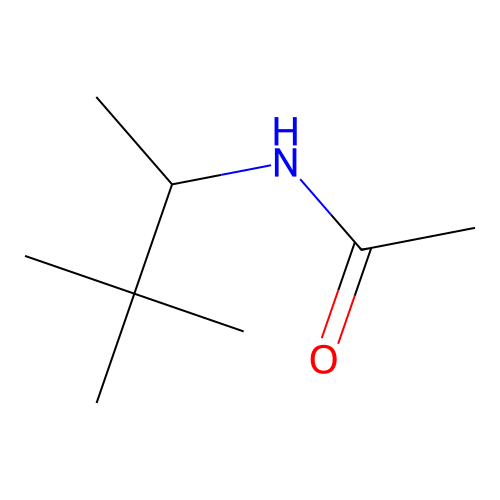 Acetamide, N-(1,2,2-trimethylpropyl)- structure