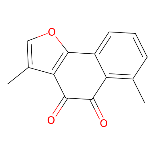 Naphtho[1,2-b]furan-4,5-dione, 3,6-dimethyl- structure