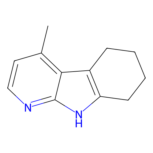 5H-Pyrido[2,3-b]indole, 6,7,8,9-tetrahydro-4-methyl- structure