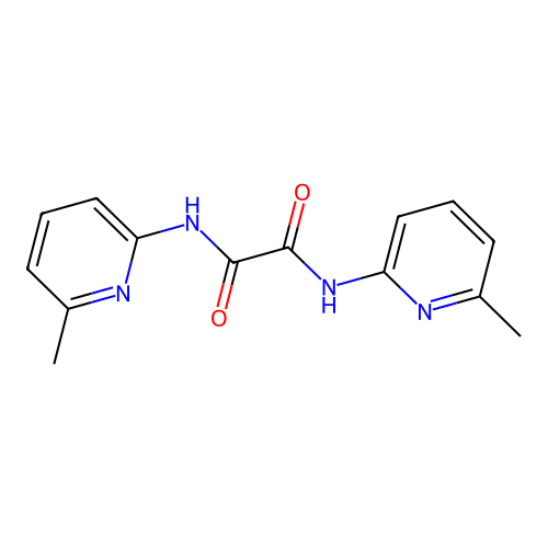 N,N'-bis(6-methylpyridin-2-yl)ethanediamide structure
