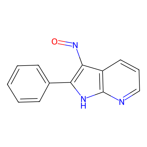 1H-Pyrrolo[2,3-b]pyridine, 3-nitroso-2-phenyl- structure