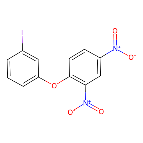 1-(3-Iodophenoxy)-2,4-dinitrobenzene structure