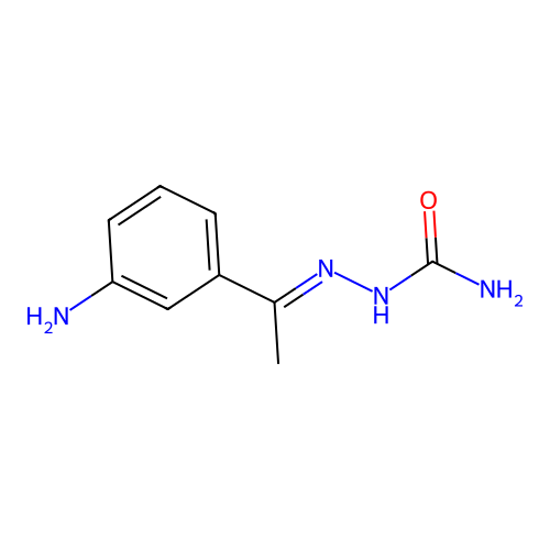[1-(3-Aminophenyl)ethylideneamino]urea structure