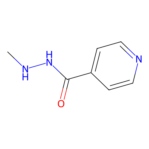 1-Methyl-2-isonicotinoylhydrazine structure