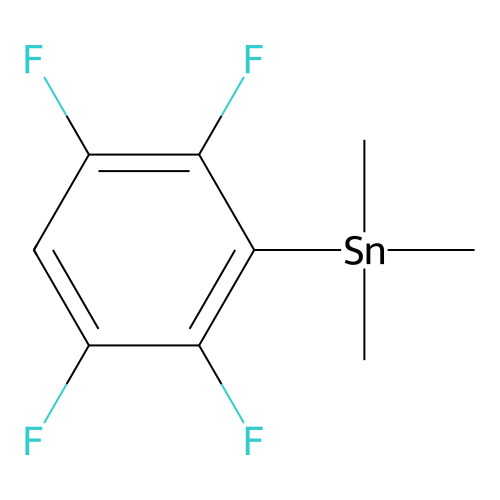 Stannane, trimethyl(2,3,5,6-tetrafluorophenyl)- structure