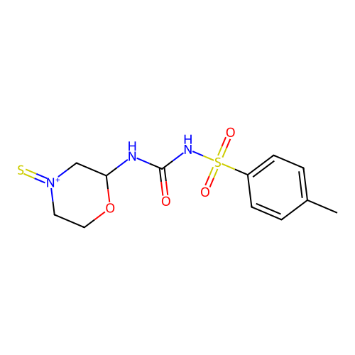 1-(p-Toluenesulfonyl)-3-thiomorpholinourea structure