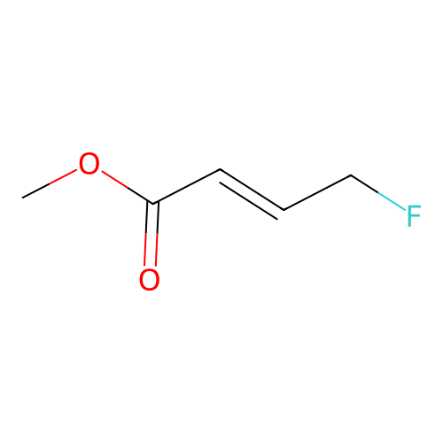 Crotonic acid, 4-fluoro-, methyl ester structure