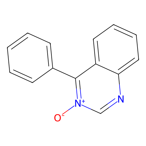 3-Oxido-4-phenylquinazolin-3-ium structure