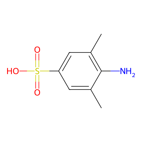 4-Amino-3,5-dimethylbenzene-1-sulfonic acid structure