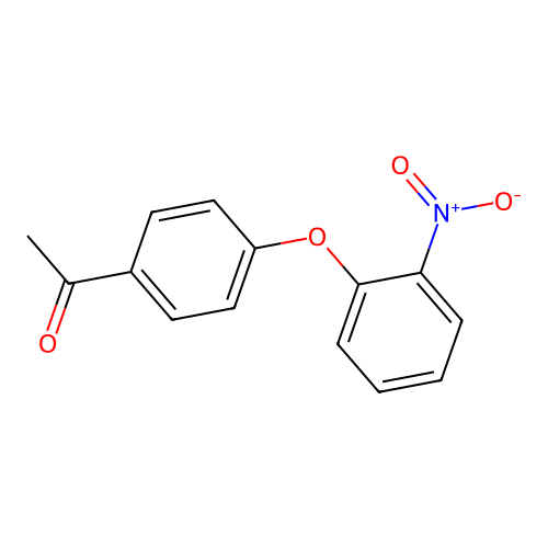 1-(4-(2-Nitrophenoxy)phenyl)ethanone structure