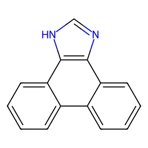 1H-phenanthro(9,10-d)imidazole structure