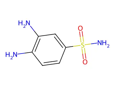 3,4-Diaminobenzenesulfonamide structure