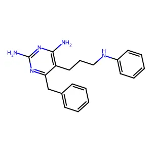 Pyridinium, 3,3'-(isophthaloylbis(imino-p-phenylenecarbonylimino))bis(1-methyl-, di-p-toluenesulfonate structure