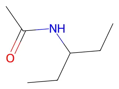 Acetamide, N-(1-ethylpropyl)- structure
