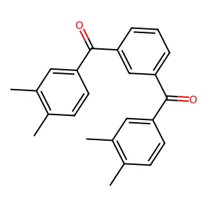 Methanone, 1,3-phenylenebis[(3,4-dimethylphenyl)- structure