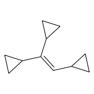 Cyclopropane, 1,1',1''-(1-ethenyl-2-ylidene)tris- structure
