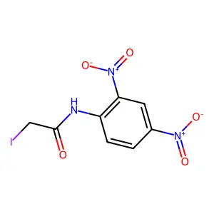 Acetanilide, 2',4'-dinitro-2-iodo- structure