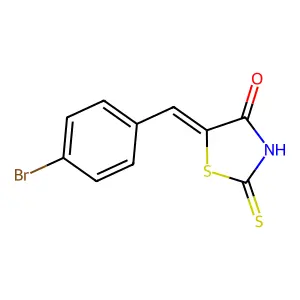 5-(4-Bromo-benzylidene)-2-thioxo-thiazolidin-4-one structure