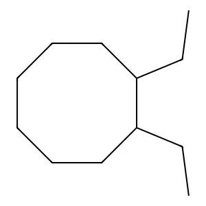 Cyclooctane, 1,2-diethyl- structure
