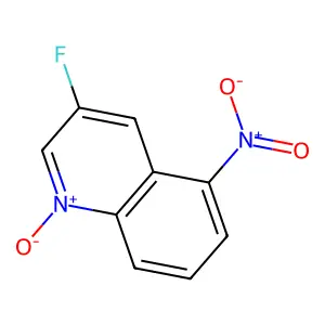 3-氟-5-硝基喹啉1-氧化物 structure