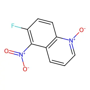 6-氟-5-硝基喹啉1-氧化物 structure